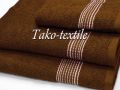 Набор махровых полотенец арт.105 Тако-текстиль цвет коричневый