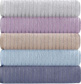 Махровое полотенце 70х140 цвет голубой