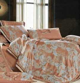 Элитное постельное белье с вышивкой сатин-жаккард Valtery арт. 220-130