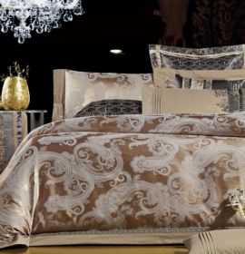 Элитное постельное белье сатин-жаккард с вышивкой Valtery арт. 220-131 евро