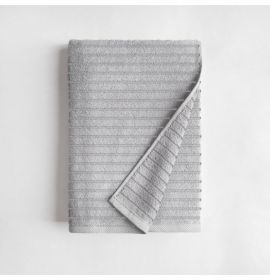 Махровое полотенце 70х140 цвет серебристый па-35