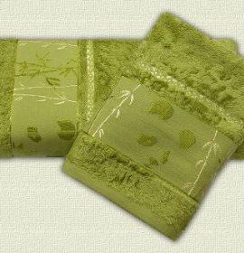 Набор бамбуковых банных полотенец Тако-текстиль | baybay.by