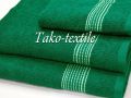 Набор махровых полотенец арт. 505 Тако-текстиль цвет зеленый
