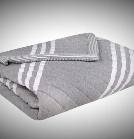 Одеяло Oxygen вискоза цвет серый купить | baybay.by