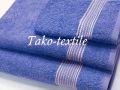 Набор мягких полотенец махровых арт. 602 Тако-текстиль цвет голубой