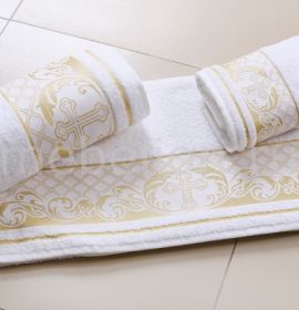 Набор махровых полотенец для крещения 8547-02
