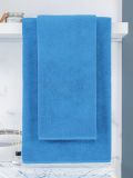 Махровое полотенце 70х140 цвет голубой пм-62