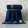 Махровое полотенце банное 760189 цвет синий