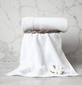 Махровое полотенце банное 760253 цвет белый