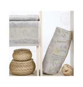 Комплект бамбуковых полотенец арт. Дизайн цвет серый