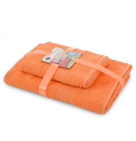 Комплект полотенец арт. Однотонные цвет оранжевый